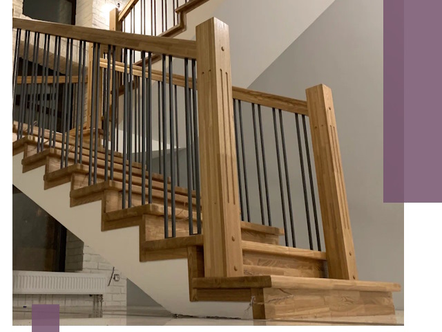 Реставрация деревянных и металлических лестниц в Сердобске