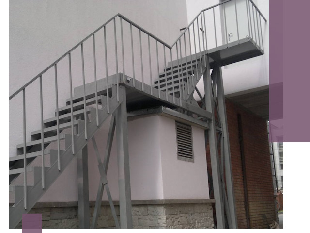 Монтаж пожарных лестниц под ключ в Сердобске с гарантией качества