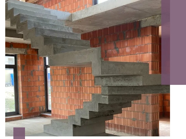 Изготовление бетонных лестниц под ключ в Сердобске