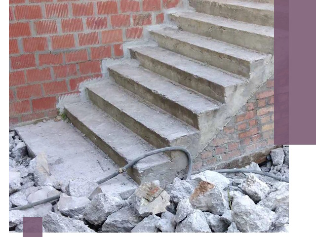 Демонтаж бетонных лестниц в Сердобске: быстро и безопасно