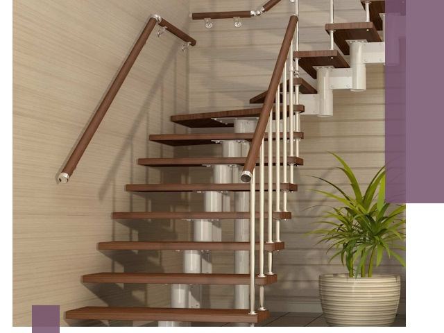 Изготовление модульных лестниц под ключ в Сердобске