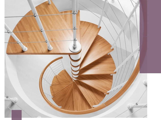 Изготовление винтовых лестниц под ключ в Сердобске