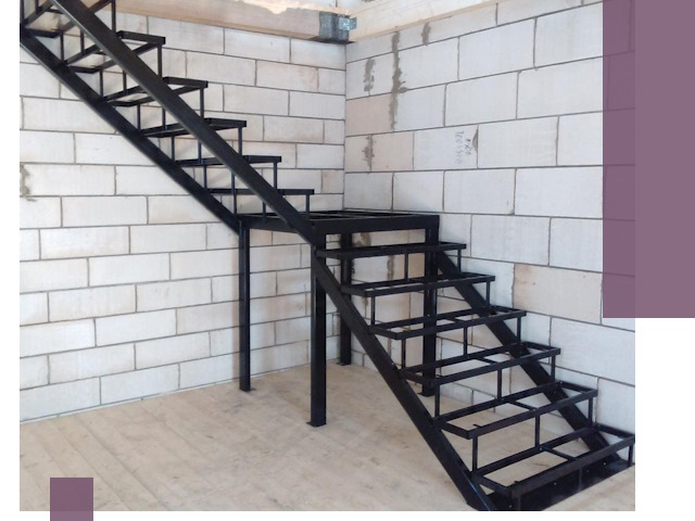 Лестницы на металлокаркасе под ключ в Сердобске — изготовление и монтаж