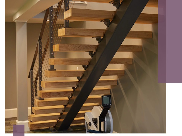 Лестницы на монокосоурах под ключ в Сердобске - изготовление и монтаж