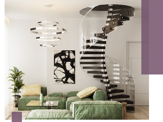 Лестницы для двухуровневой квартиры в Сердобске — изготовление и монтаж