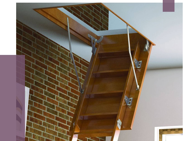 Установка чердачной лестницы в Сердобске от 7735 руб. | ПРОЛЁТ-Срд