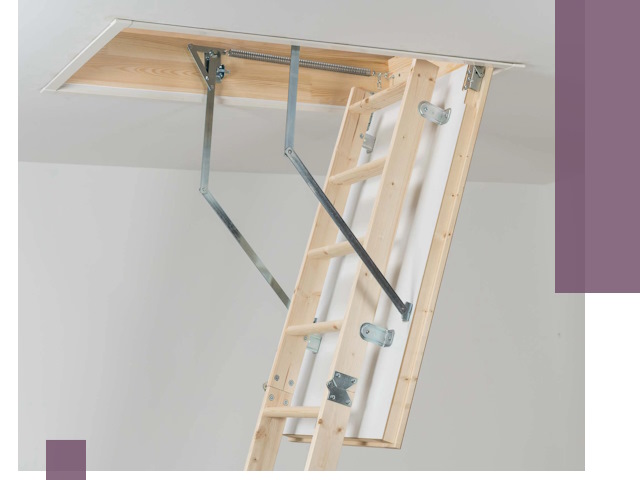 Установка чердачной лестницы под ключ в Сердобске