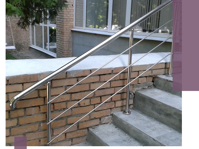 Перила из нержавеющей стали высокого качества в Сердобске