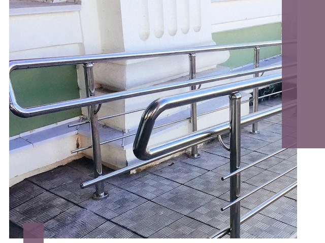 Ограждения пандусов из металла и нержавейки в Сердобске