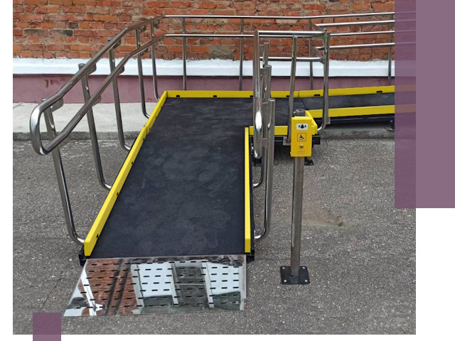 Изготовление наклонных пандусов для инвалидов в Сердобске