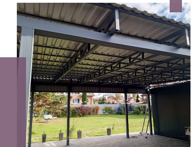 Монтаж навесов в Сердобске от 7280 руб. — установка навеса | ПРОЛЁТ-Срд