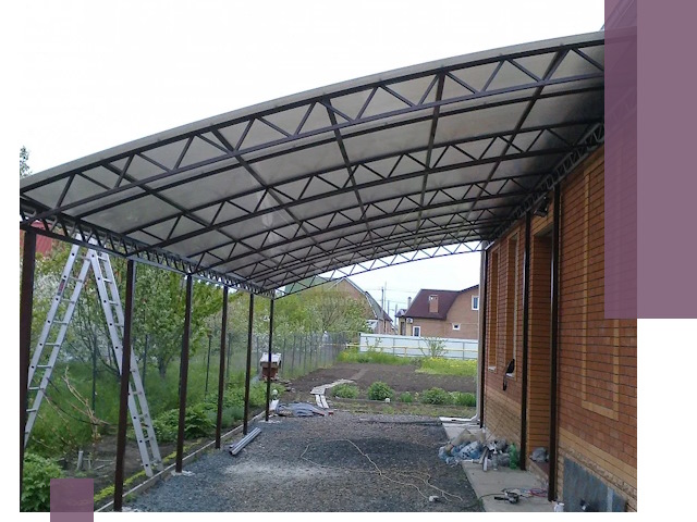 Профессиональный монтаж навесов под ключ в Сердобске