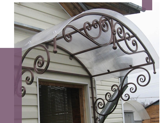 Изготовление козырьков в Сердобске от 7280 руб. — заказать | ПРОЛЁТ-Срд