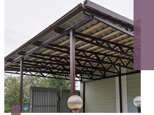 Навесы под ключ в Сердобске: изготовление, монтаж и гарантия