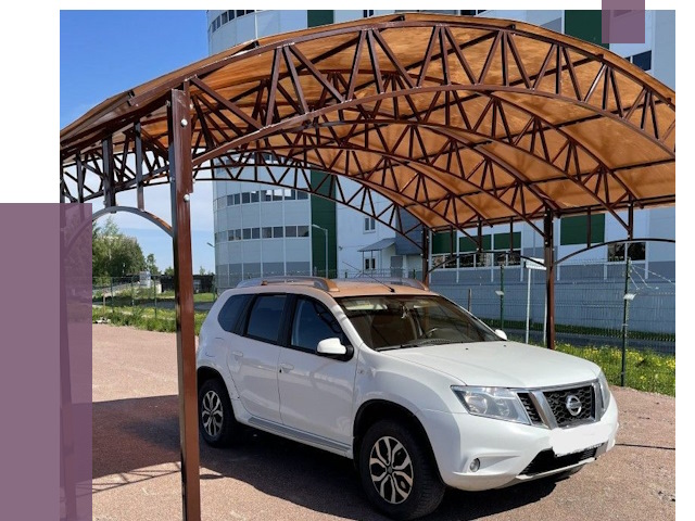 Недорогие навесы в Сердобске от 42466 руб.  | ПРОЛЁТ-Срд