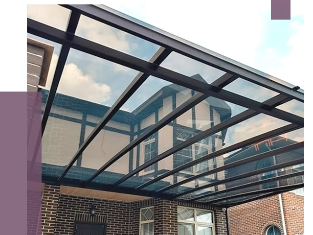 Навесы из поликарбоната в Сердобске от 8513 руб. под ключ — ПРОЛЁТ-Срд