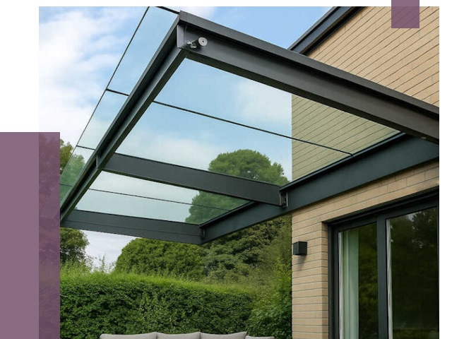 Стеклянные навесы и козырьки в Сердобске от 12133 руб.