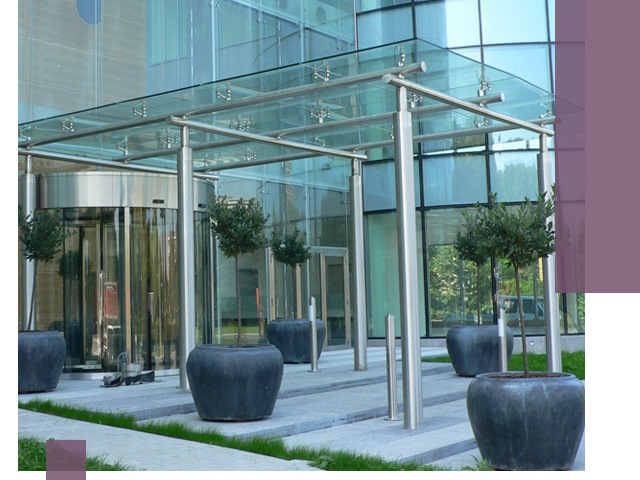 Навесы из стекла на заказ в Сердобске — монтаж и установка