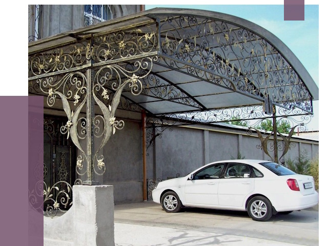 Кованые навесы в Сердобске от 14408 руб. | ПРОЛЁТ-Срд