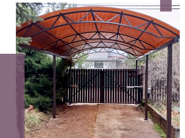 Арочные навесы в Сердобске от 12588 руб. — изготовление и монтаж | ПРОЛЁТ-Срд