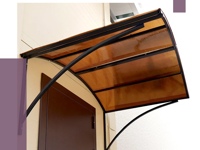 Недорогие козырьки в Сердобске от 7502 руб.  | ПРОЛЁТ-Срд