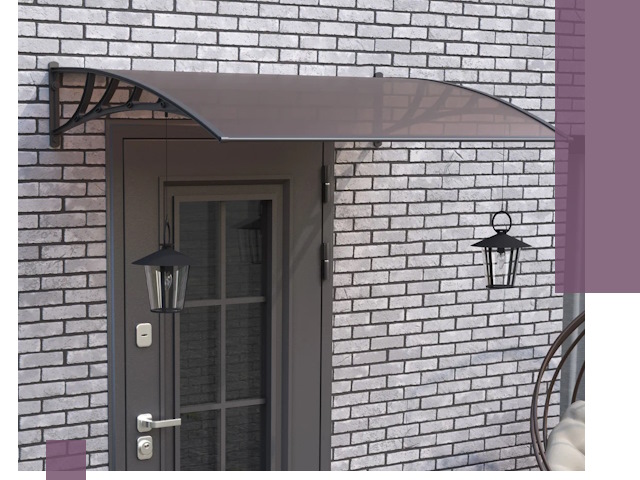 Недорогие козырьки и навесы под ключ в Сердобске