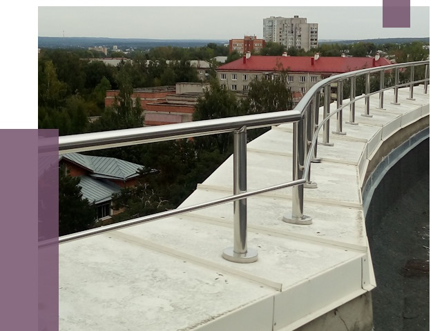 Парапеты и ограждения кровли в Сердобске от 4904 руб.