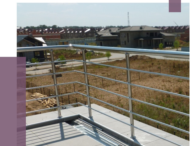 Парапеты из нержавеющей стали в Сердобске от 7887 руб. за м² | ПРОЛЁТ-Срд