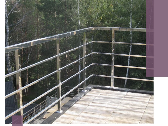 Парапеты из нержавеющей стали в Сердобске — изготовление и монтаж