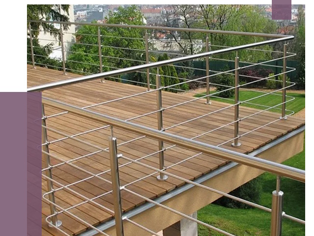 Алюминиевые парапеты в Сердобске под ключ от 7684 руб. 