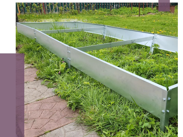 Металлические бордюры для грядок в Сердобске от 1769 руб.