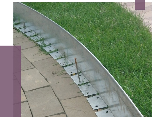 Металлические бордюры для тротуаров в Сердобске от 8594 руб.