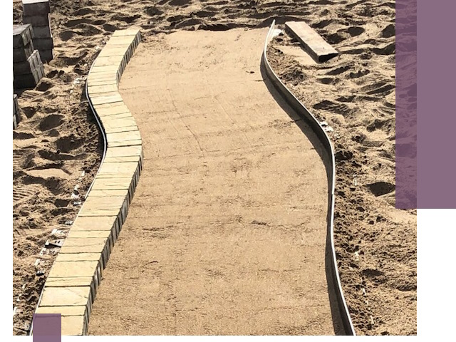 Металлические бордюры для тротуаров в Сердобске — прочные и долговечные