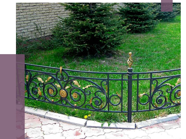 Кованые газонные ограждения в Сердобске от 7533 руб. — ПРОЛЁТ-Срд