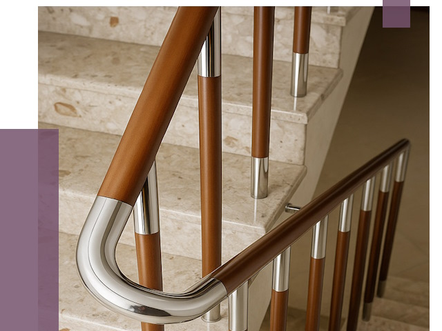 Монтаж поручней в Сердобске от 9605 руб. монтаж под ключ | ПРОЛЁТ-Срд